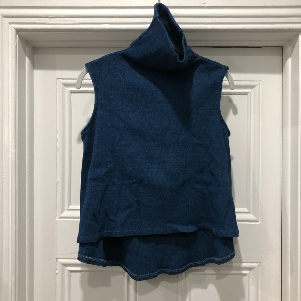 AG Turtleneck Denim Tank XS